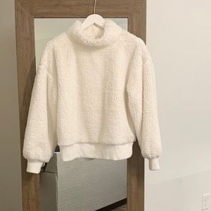 GAP | Sherpa Mock Turtleneck Sweatshirt Sz XS